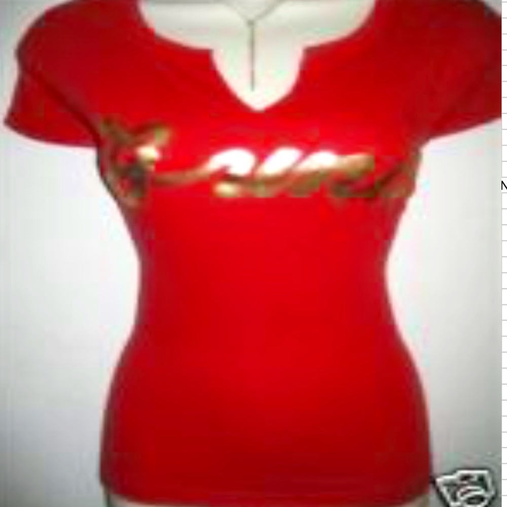 NEW Y2K Red Vintage 50 cent GUNIT logo Tee 1X 14 16 PLUS SIZE - Picture 4 of 13